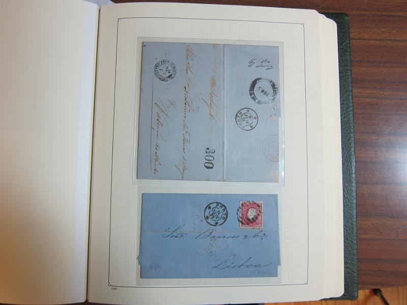 0014 (29).jpg -     Lote:    14      Marcofilia      Lotes Especiais       Descrição:      Portugal.   Colecção montada em dois álbuns com estudo especializado das marcas de duplo círculo e circulares do Porto, com selos de diversas emissões e cartas. Lote a ver.        Lote       Valor Base:     &euro; 1.500,00     Valor Venda:     &euro; 1.500,00     
